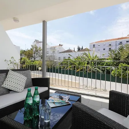 Apartman Mossbrae-tavira Centre, Terrasse Et Piscine